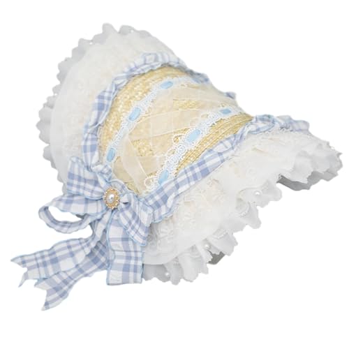 Chapeau de paille français pour femme bonnet souple respirant à lacets