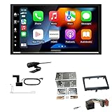 porsche boxster facelift 2018 Wichtiger Hinweis: Nur für Modelle mit ISO-Anschluss 2-DIN Autoradio kompatibel mit WiFi Apple CarPlay Android Auto Bluetooth DAB+ und kfz-spezifischem Einbauset, 17,3 cm (6,8“) LCD 2-DIN-Monitor mit Hochglanz-Touchpanel