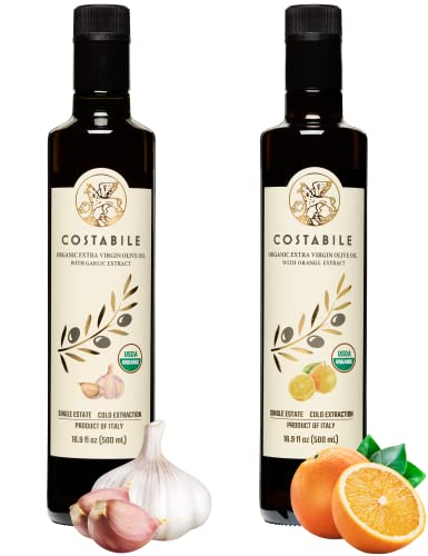 Aceite de Oliva Infusionado con Naranja y Ajo miniatura 1