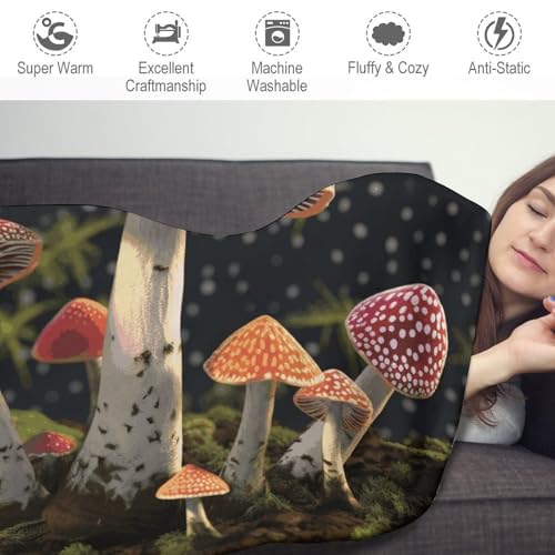 Couverture champignon ronde de 152 cm pour yoga et méditation