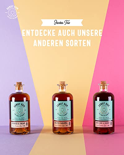 DONUT RUM - Dark Choc & Cherry - Karibischer Rum Mit Echtem Donut Geschmack 8 Jahre im Bourbon Fass gereift - Vegan… – Bild 7