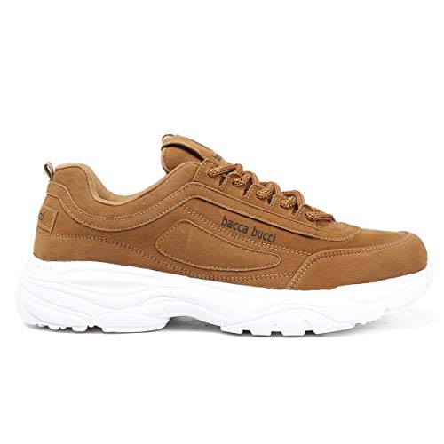 Bacca Bucci Men's Energy Afterburn Disruptor for Multiple Sports,Fashion, Party & Fun Shoes/Sneakers-Tan