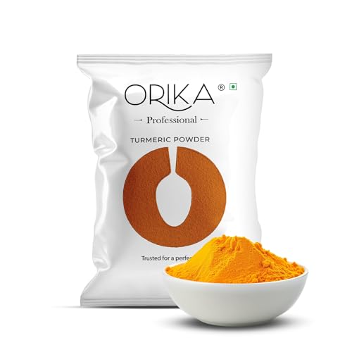 Image of Orika Turmeric Powder | Pure & Natural Haldi Powder | Quality, Rich Aroma & Natural Golden Color | Perfect for Cooking Professional (1 Kg)