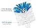 Bottle Brush Cleaner, Long Handle Bottle Brush with Dual Bristles for Water Bottles, Glassware, Mugs, Sports & Baby Bottles Cleaning, Blue 3 Pack