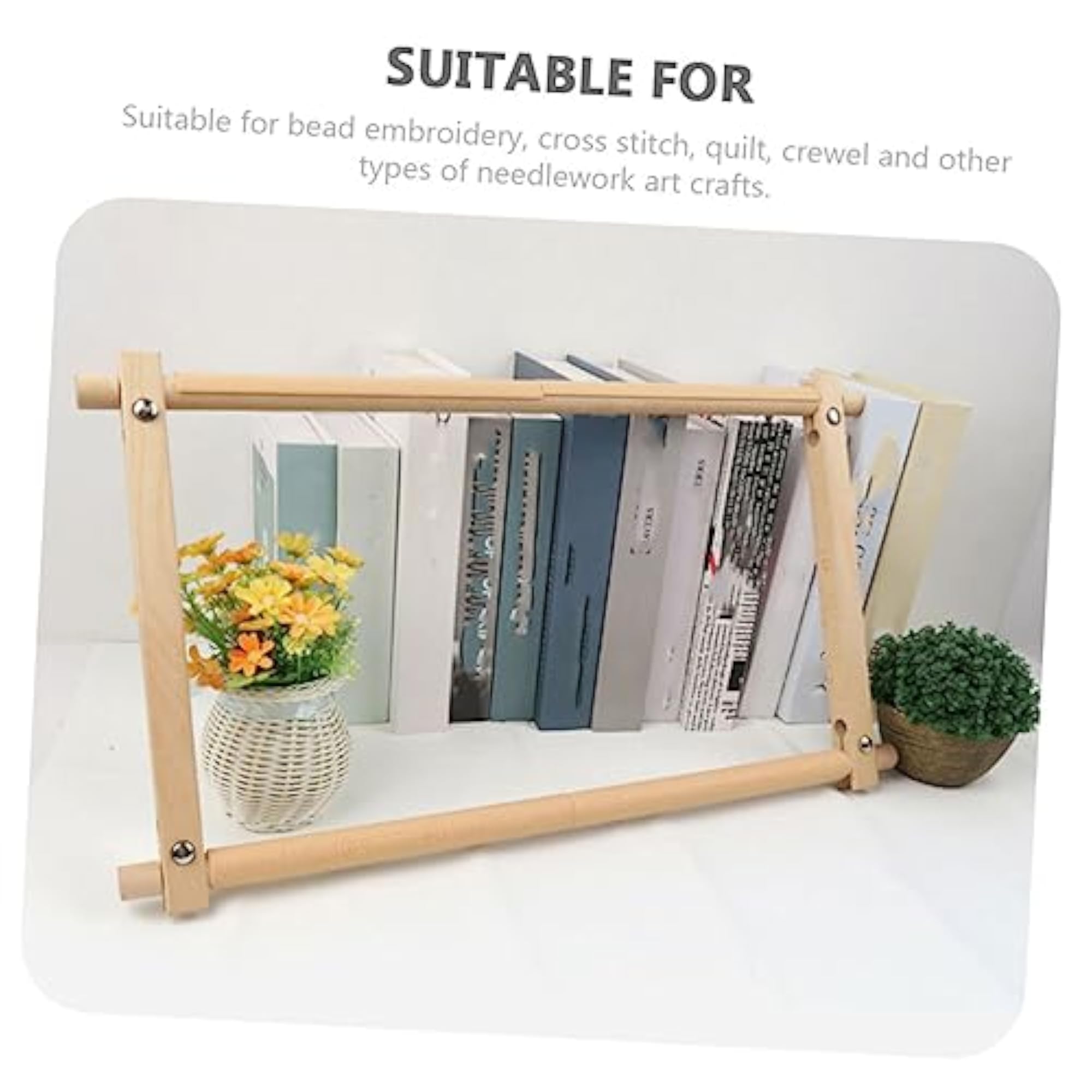 Cross-Rack Embroidery Fixing Stand for Needlework