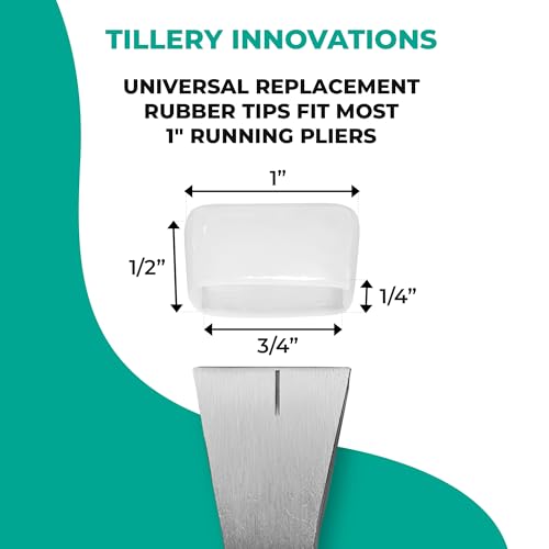 tillery innovations 8 pc 134 universal replacement rubber tips for running pliers