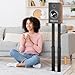 Universal Speaker Stand Pair Double Tubes Heavy Duty Bookshelf Speaker Stands 16.7