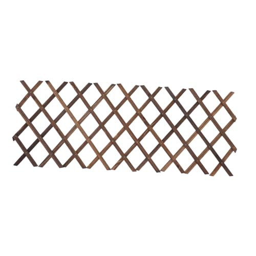 VICASKY Outdoor Wooden Fence Lattice Garden Trellis for Climbing Plants Patio Privacy Panels and Porch Decor