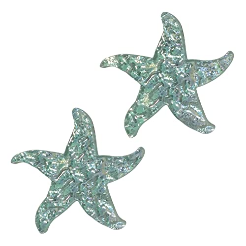 Aquatic Custom Tile Starfish Glass Swimming Pool Step Marker Mosaic (5