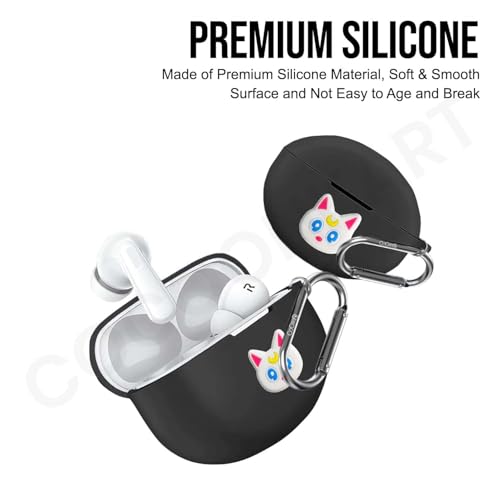Image of Silicone Case Cover Compatible for OnePlus Nord Buds 3 | 3 Pro (White Cat)