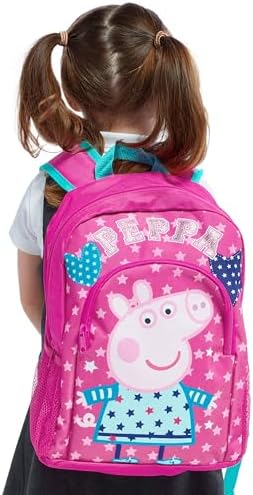 Sac à dos enfant - Peppa Pig - Rouge - 30x25x10 cm - 300 g - Maternelle