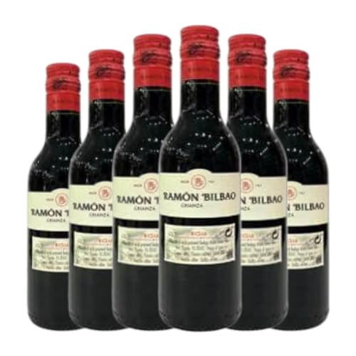Ramón Bilbao Tempranillo Rioja Crianza Botellín 18 cl Vino tinto (Caja de 6 Botellín de 18 cl)