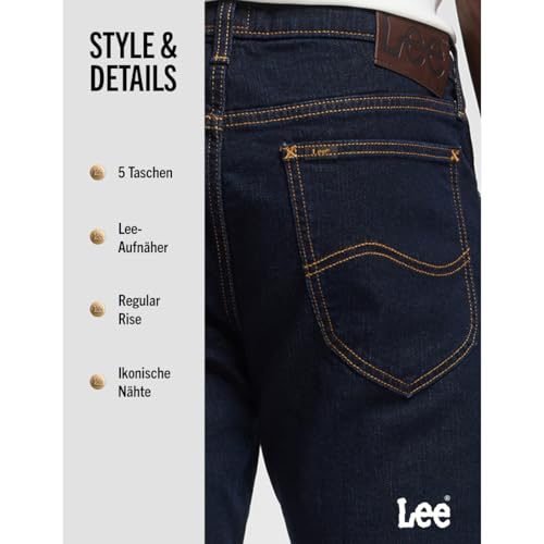 LEE - Jeans Herren - Regular Straight Fit - Daren - Rinse – Ansicht 5