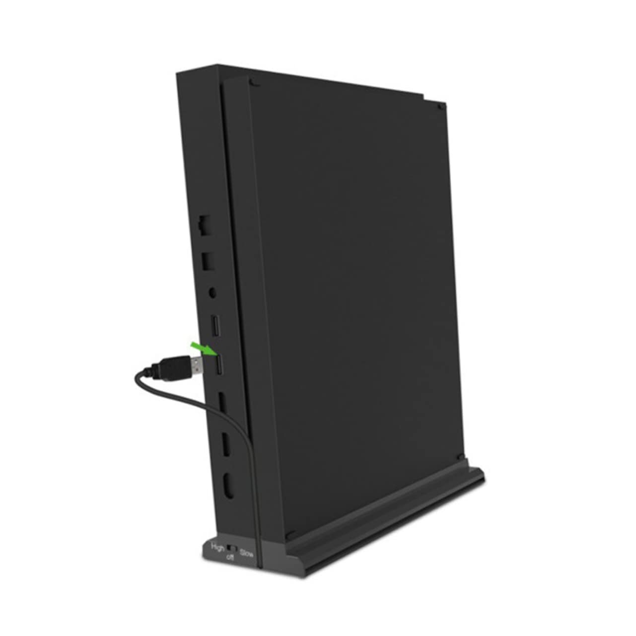 Kickstand 3pcs Port Conter Fan Holder Que Game It Console Sea Enfriador de Calor Negro Su Soporte de Hub Triple A Control de Acoplamiento Hacer Soporte de Temperatura Can Bar Station Mount/128