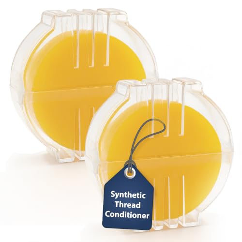 Image of Thread Wax and Thread Conditioner (2pk) - for Sewing and Gloss Threads Waxer. Magic Conditioner for Hand Sewing Embroidery. Hand Quilting Supplies to Strengthen and Reduce Knots
