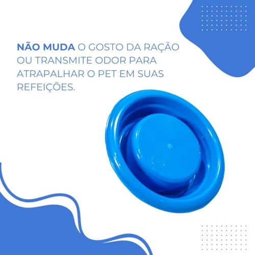 Kit 2 Comedouro Bebedouro Anti-Formiga para Cachorro e Gato - Prático e Higiênico (ROXO, 600 ML)