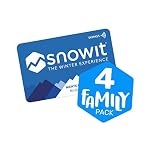 4 x Snowitcard - Carte de ski multi-emplacements en ligne