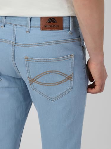 Image of Neostreak Men's Washed Bootcut Jeans Stretchable