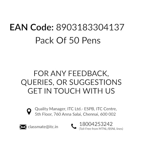 Classmate Store Classmate Hook Ball Pen Blue Pack of 50 - Image 8