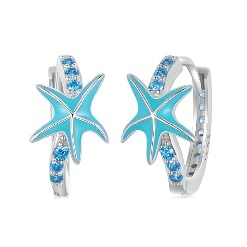 Boucles d'oreilles huggie cœur et étoile en argent, le bijou léger du quotidien