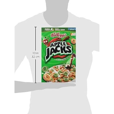 Apple Jacks Cereal, 12.2-Ounce Boxes (Pack of 4)