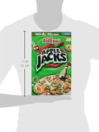 Apple Jacks Cereal, 12.2-Ounce Boxes (Pack of 4)