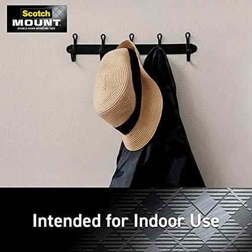 Scotch Indoor Mounting Tape, 0.75-In X 350-In, White, Holds Up To 10 Lbs, 2-Rolls, Ships In E-Ecommerce Packaging #TOP6