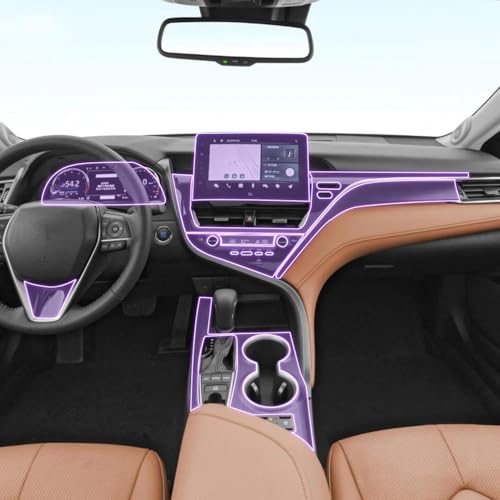 Film protection voiture console Toyota Camry 2018-2023 TPU transparent anti-rayure PPF