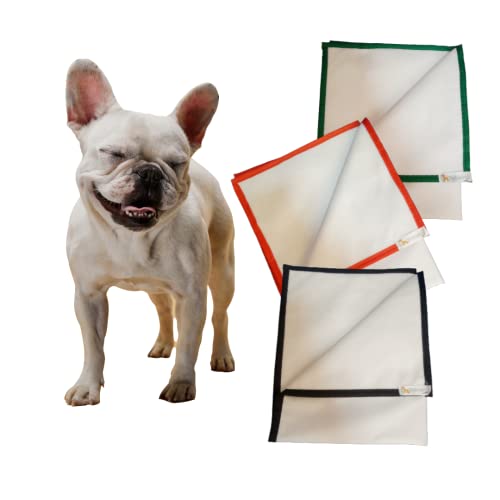 Tapetes Higiênicos Reutilizáveis e Laváveis para Cães Tam P (50 x 60 cm) Borda Sortida