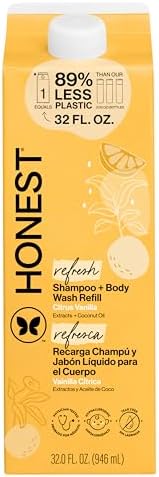 The Honest Company Shampoo Body Wash Refill Carton, Citrus Vanilla Refresh