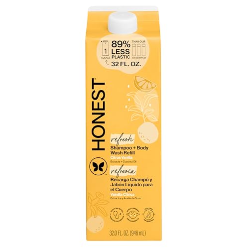 The Honest Company Shampoo Body Wash Refill Carton, Citrus Vanilla Refresh