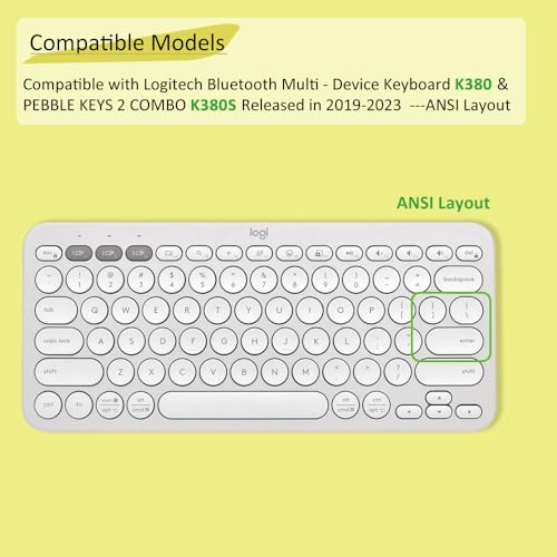 Protector de Teclado de Silicona para Logitech K380 miniatura 2