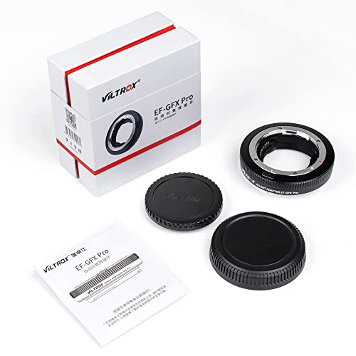 VILTROX EF-GFX Pro Objektivadapter mit automatischer Fokussteuerung kompatibel mit Canon EOS EF/EF-S Objektiven für Fujifilm Fuji GFX Mount Camera GFX 100 50S 50R