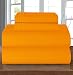 Elegant Comfort Luxury Soft 1500 Thread Count Egyptian Quality 4-Piece Sheet Wrinkle and Fade Resistant Bedding Set, Deep Pocket up to 16inch, Queen, Elite Orange