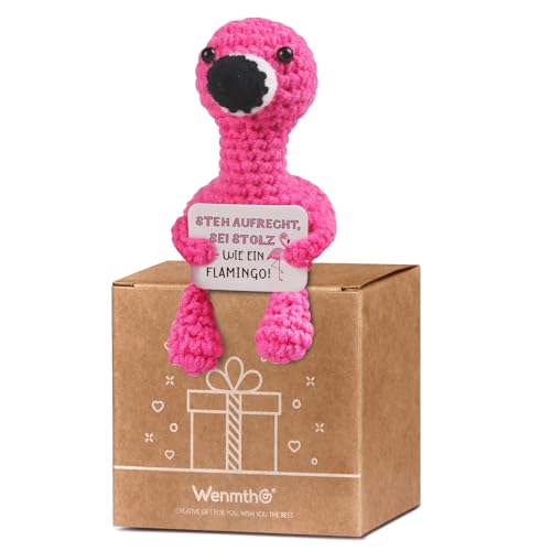 WenmthG Pocket Hug Flamingo Glücksbringer Deutsch Dankeschön Geschenke...