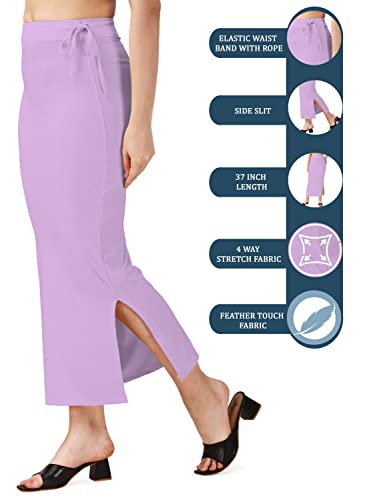 Image of Mehrang Microfiber Saree Shapewear Petticoat for Women, Cotton Blended Shape Wear Dress for Saree