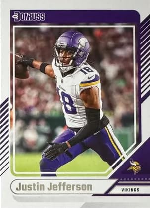 2024 Donruss Minnesota Vikings Factory Sealed NFL Team Set Justin Jefferson JJ McCarthy 303 RC Hockenson Darnold Favre Addison Dallas Turner