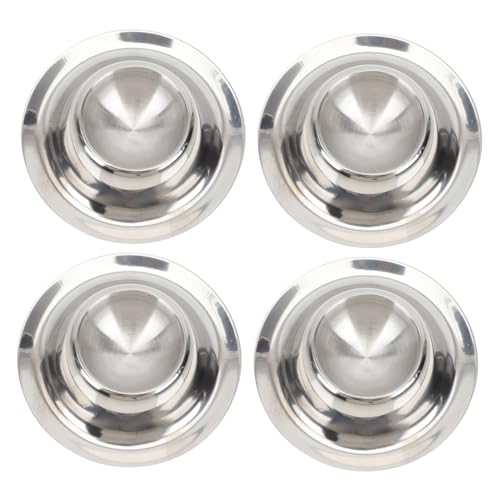 HOLIDYOYO 4pcs Egg Tray Breakfast Cups Pottery Egg Cups Egg Holder Container Household Egg Cup Egg Accessory Egg Display Tray Baked Egg Cups Egg Holding Cup Eggs Egg Holders Stainless Steel