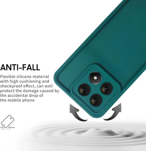 Image of Scalebee Back Cover for Poco X6 Pro 5G / Mi Redmi K70E 5G | Full Camera Protection | Liquid Silicon Case | Flexible Bumper Case for Poco X6 Pro 5G / Mi Redmi K70E 5G (Blue)