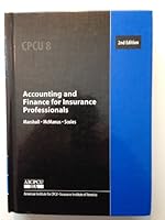 Accounting and Finance for Insurance Professionals 0894630784 Book Cover