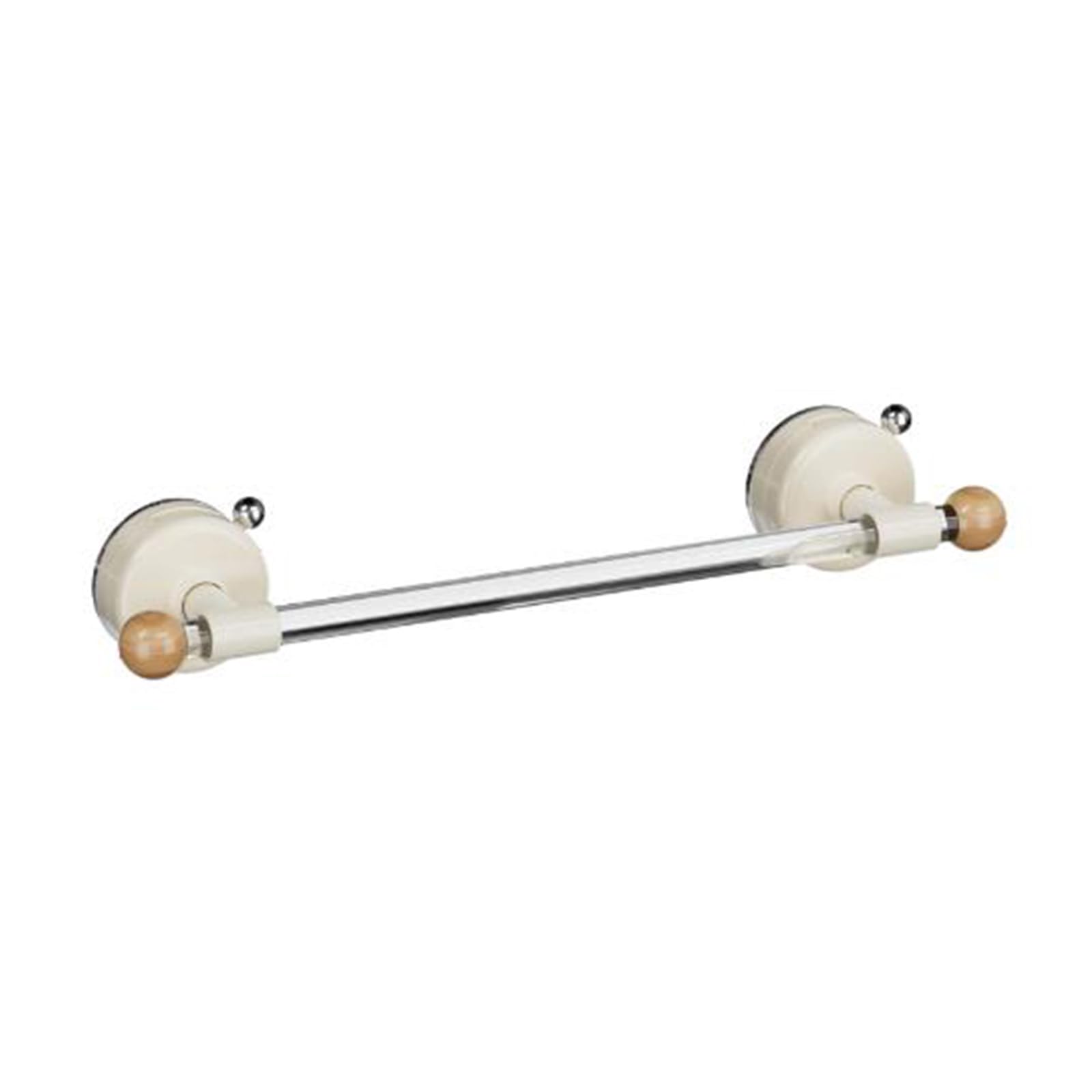 Porte-serviettes mural blanc JATIBOSH en PET et acrylique de 41 cm pour salle de bain