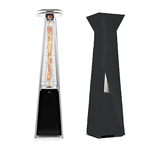 Buy Pyramid Flame Heater, Outdoor Propane Patio Heater with Wheels