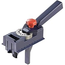 kwb DUBELPROFI Universal Dowel Jig with Adjustable Hole Sizes, Precise Woodworking Tool