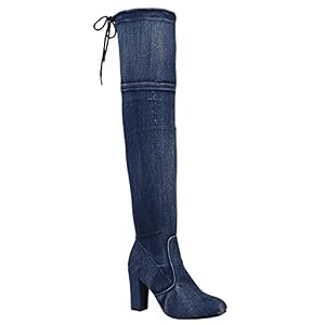stiefelparadies Overknees Damen Schleifen Langschaft Stiefel Leder-Optik Schuhe 148732 Denim Blau 38 Flandell stiefelparadies Overknees Damen Schleifen Langschaft Stiefel Leder-Optik Schuhe 148732 Denim Blau 38 Flandell