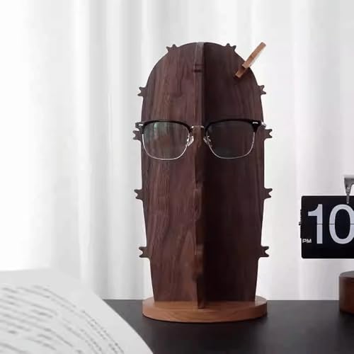 Expositor de gafas de madera maciza y soporte de mesa para gafas de sol 7