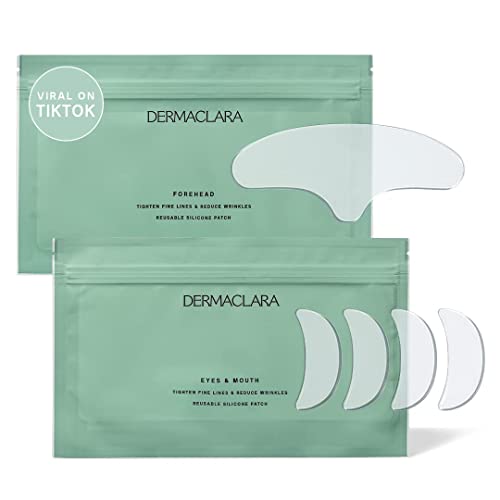 Dermaclara Silicone Face Patches for Wrinkles & Fine Lines Silicone