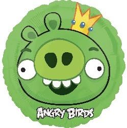 Fantastic Floatables Levitating Angry Birds Green Pig 18 inch Flying Floating Anti-Gravity Toy HOVERS in MID-AIR - Interactive & Educational String-less Pet Balloon for Kids & Adult Indoor Events