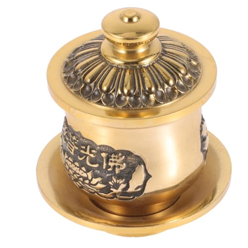 Coupe rituelle bouddhiste 5 cm étanche pour offrande d'eau