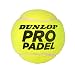 Dunlop TB Pro Padel Pelotas Bote, Adultos Unisex, Amarillo, 3 Uni