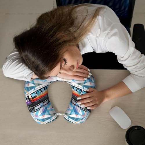 Almohada de espuma viscoelástica cuello viaje U flexible miniatura 7